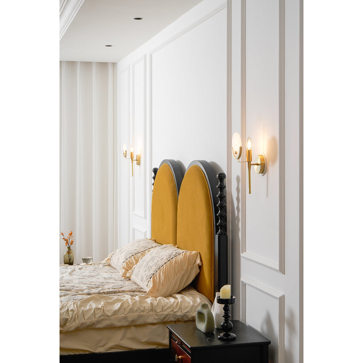 Keden Cradle Alabaster Globe Indoor Wall Light