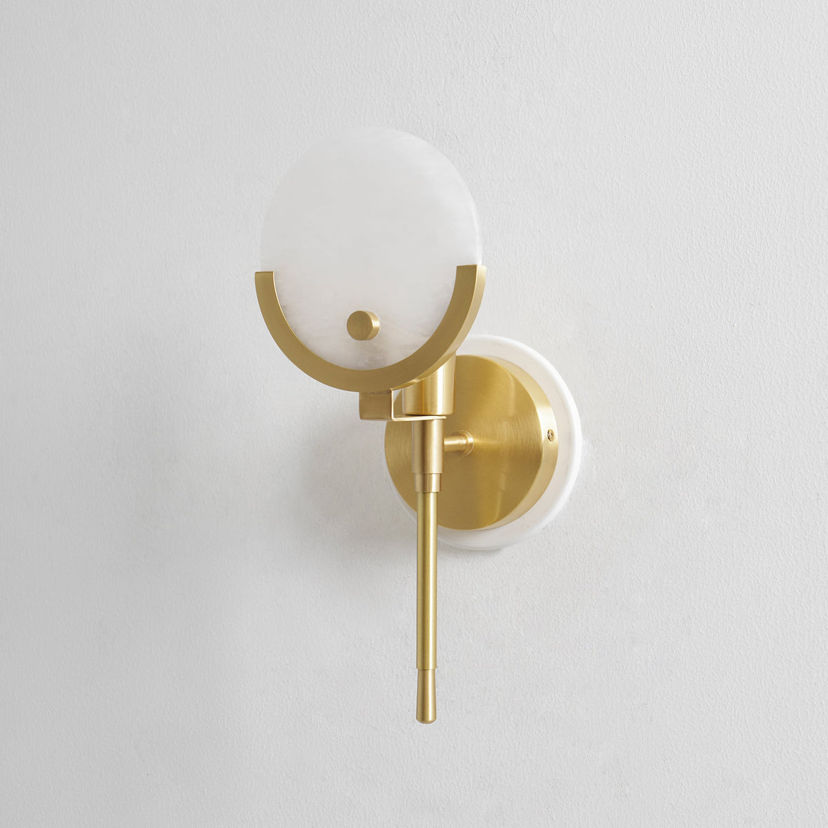 Keden Cradle Alabaster Globe Indoor Wall Light