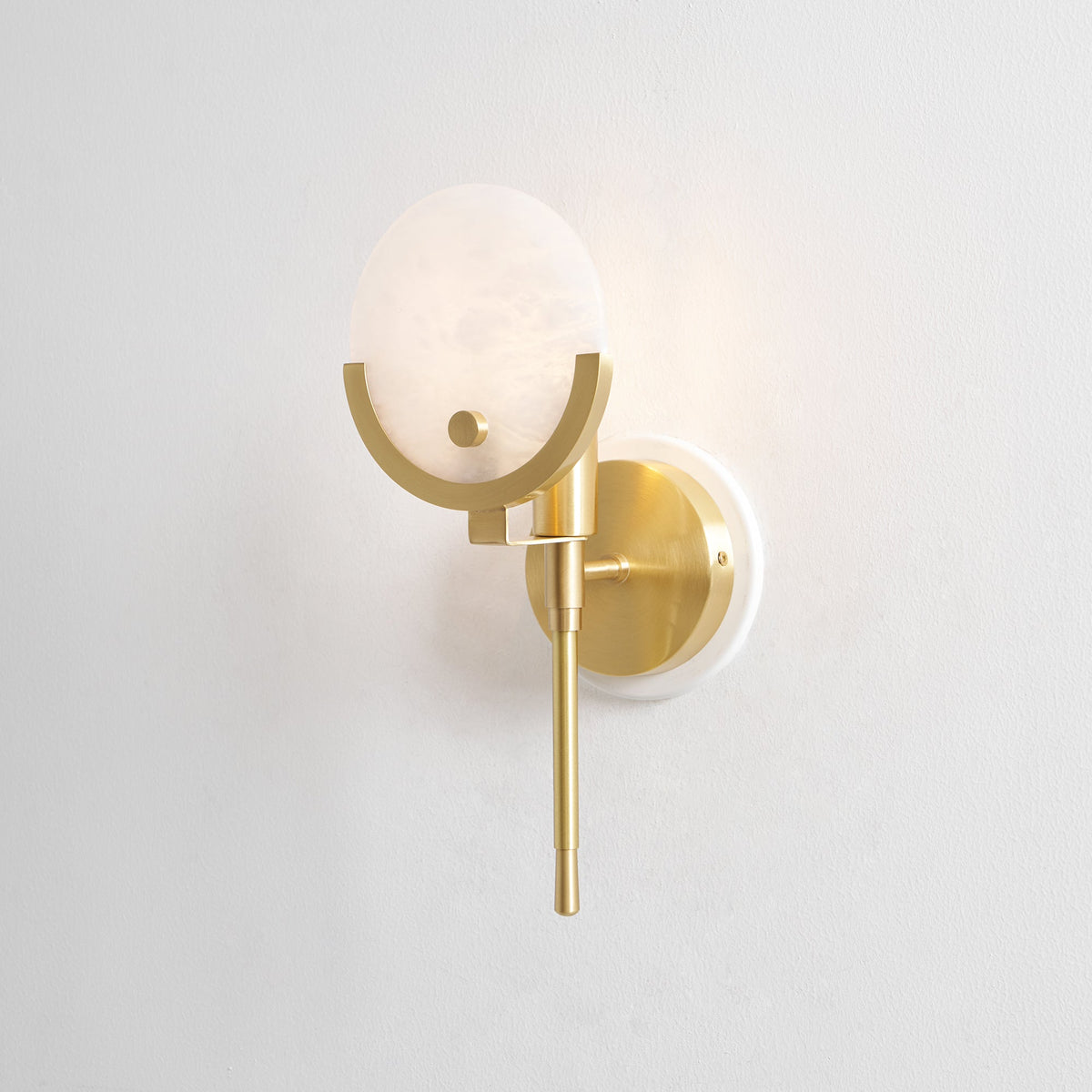 Aminex Sphere Alabaster Wall Light