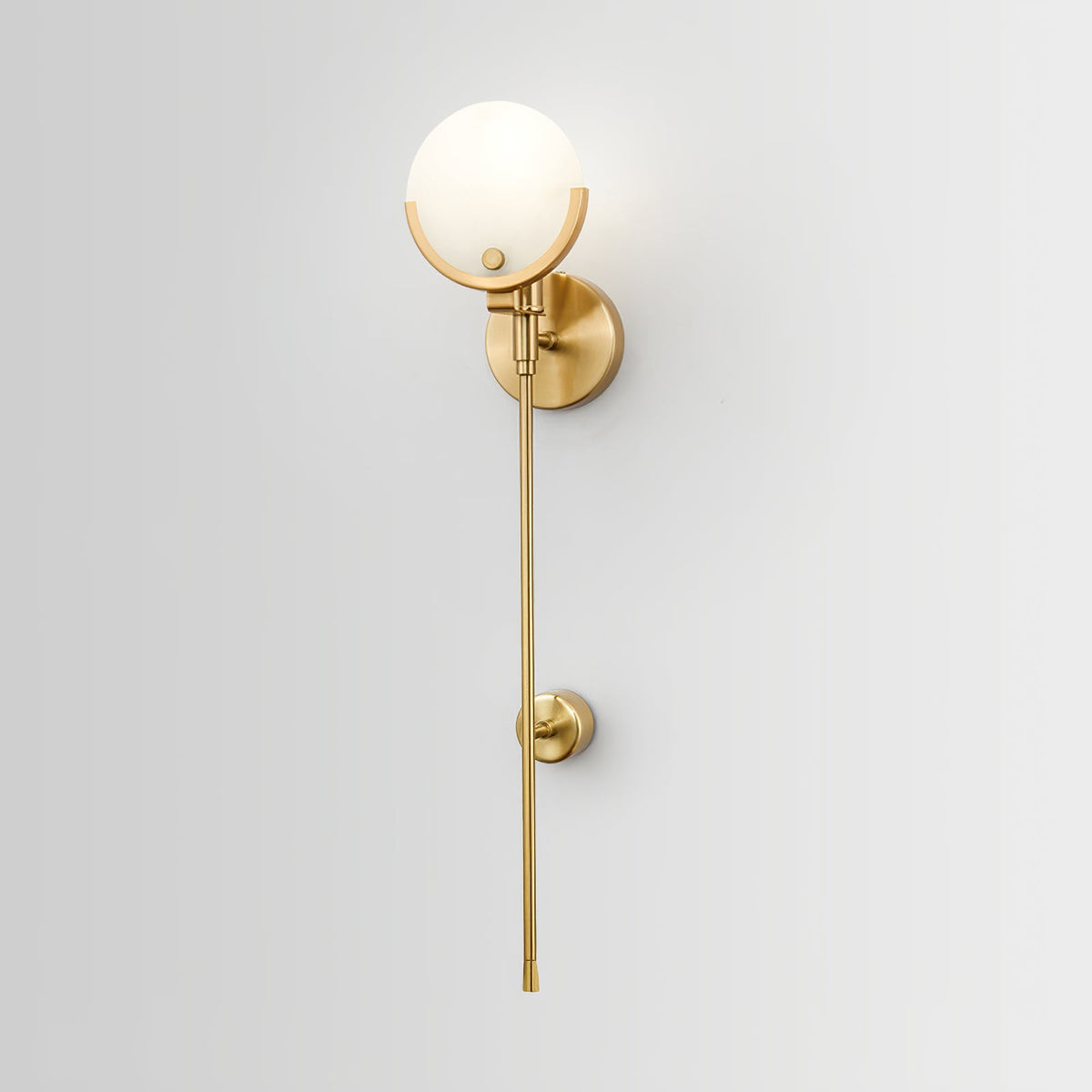 Keden Cradle Alabaster Globe Indoor Wall Light