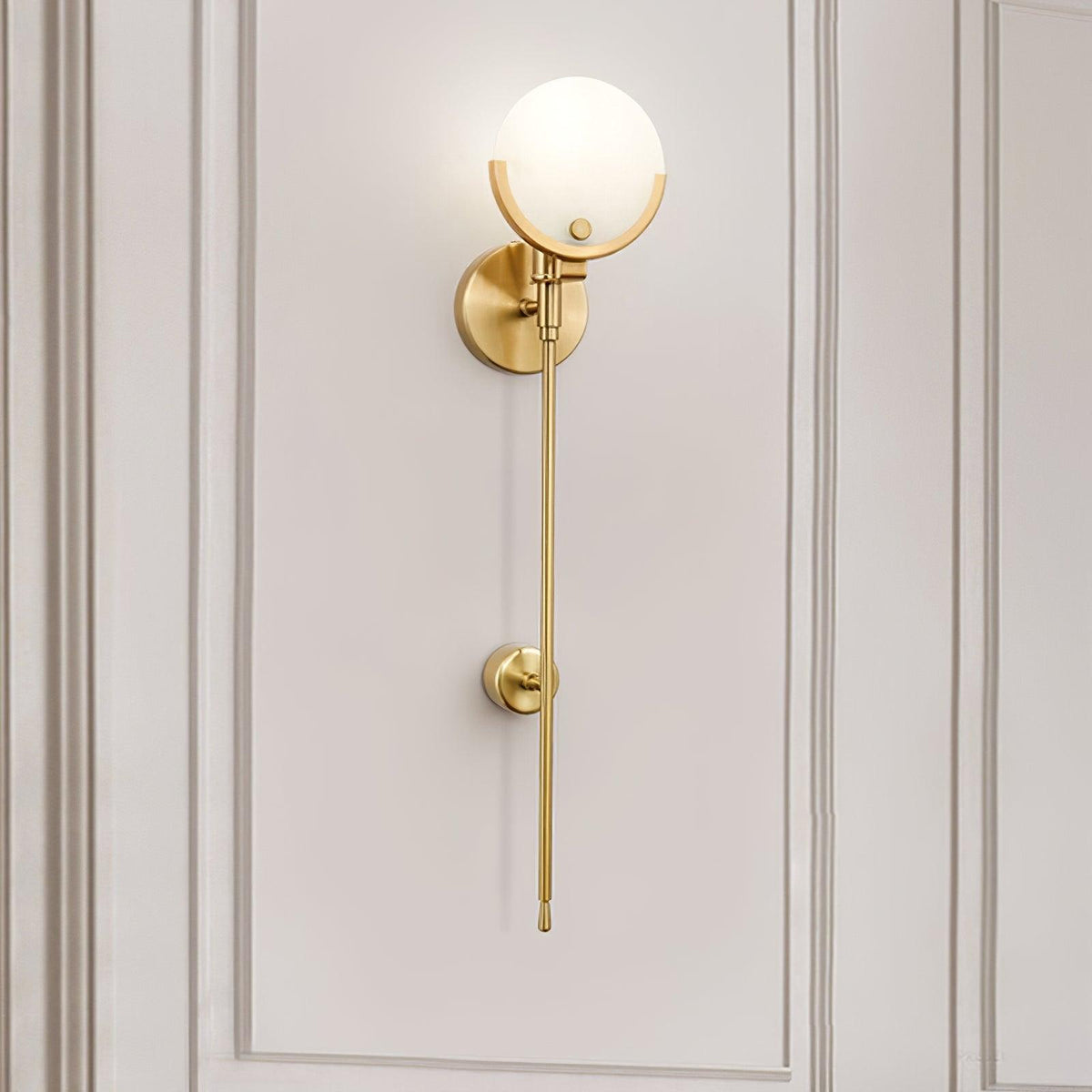 Aminex Sphere Alabaster Wall Light