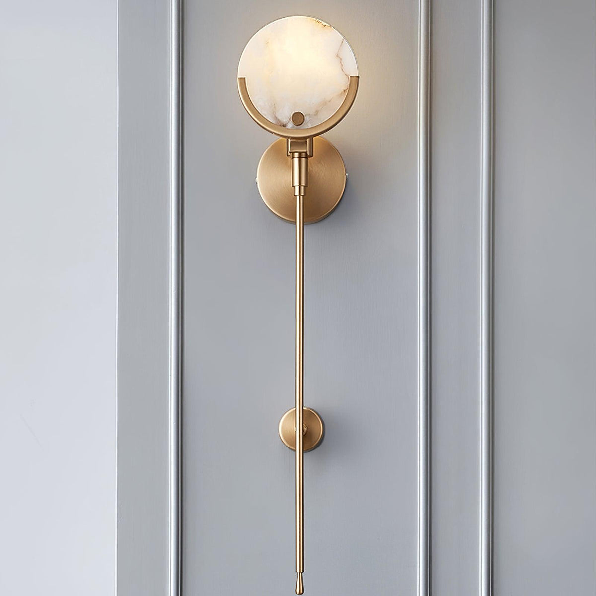 Aminex Sphere Alabaster Wall Light