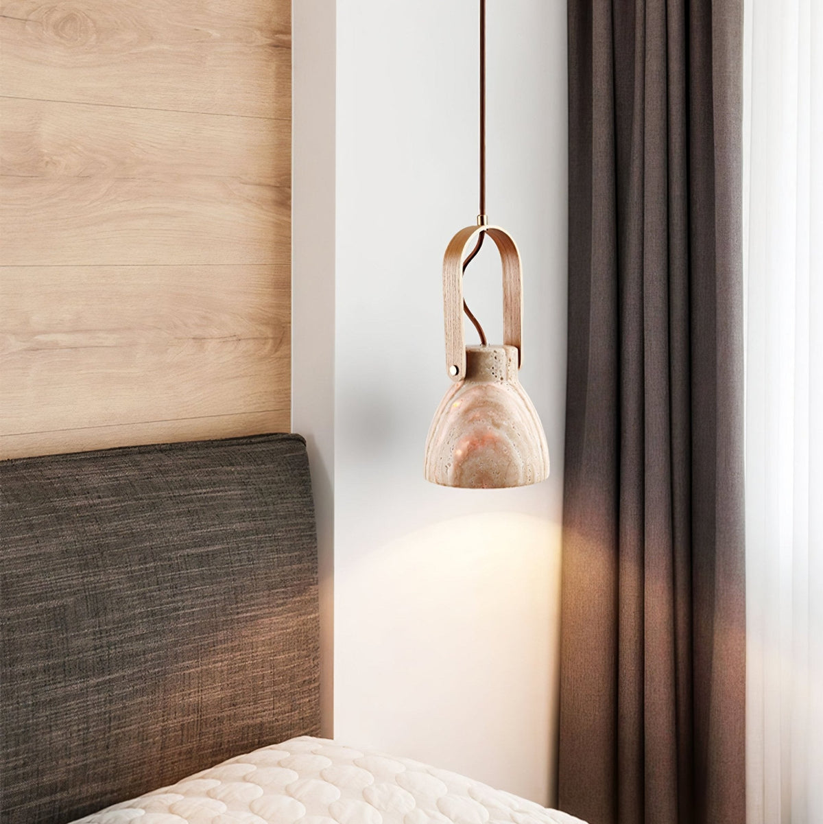 Frix Travertine Pendant Light