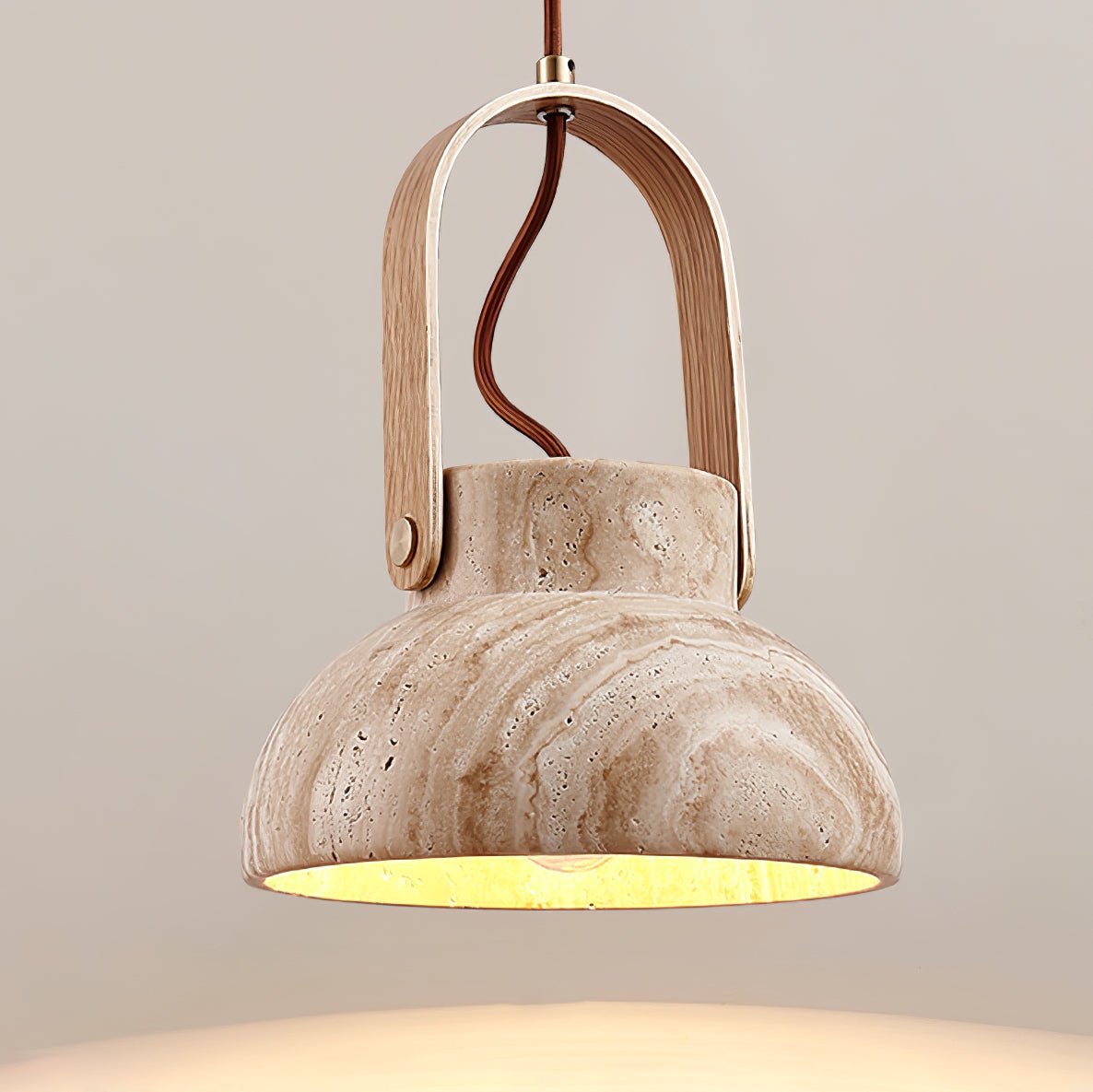 Frix Travertine Pendant Light