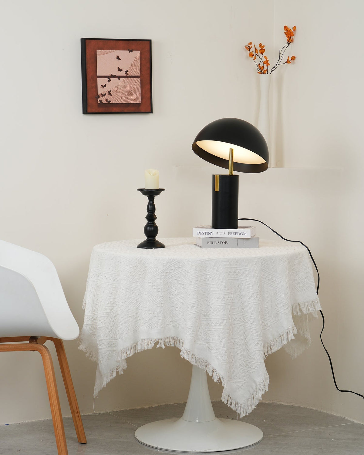 Veroca Steel Industrial Table Lamp