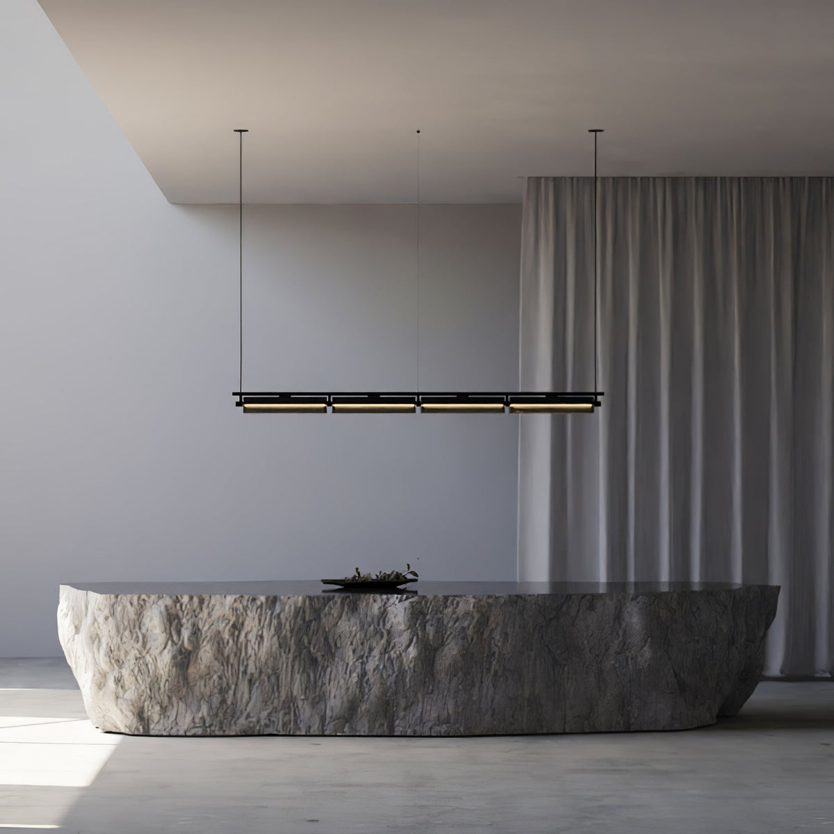 Veliian Chandelier Smoky Glass Modern