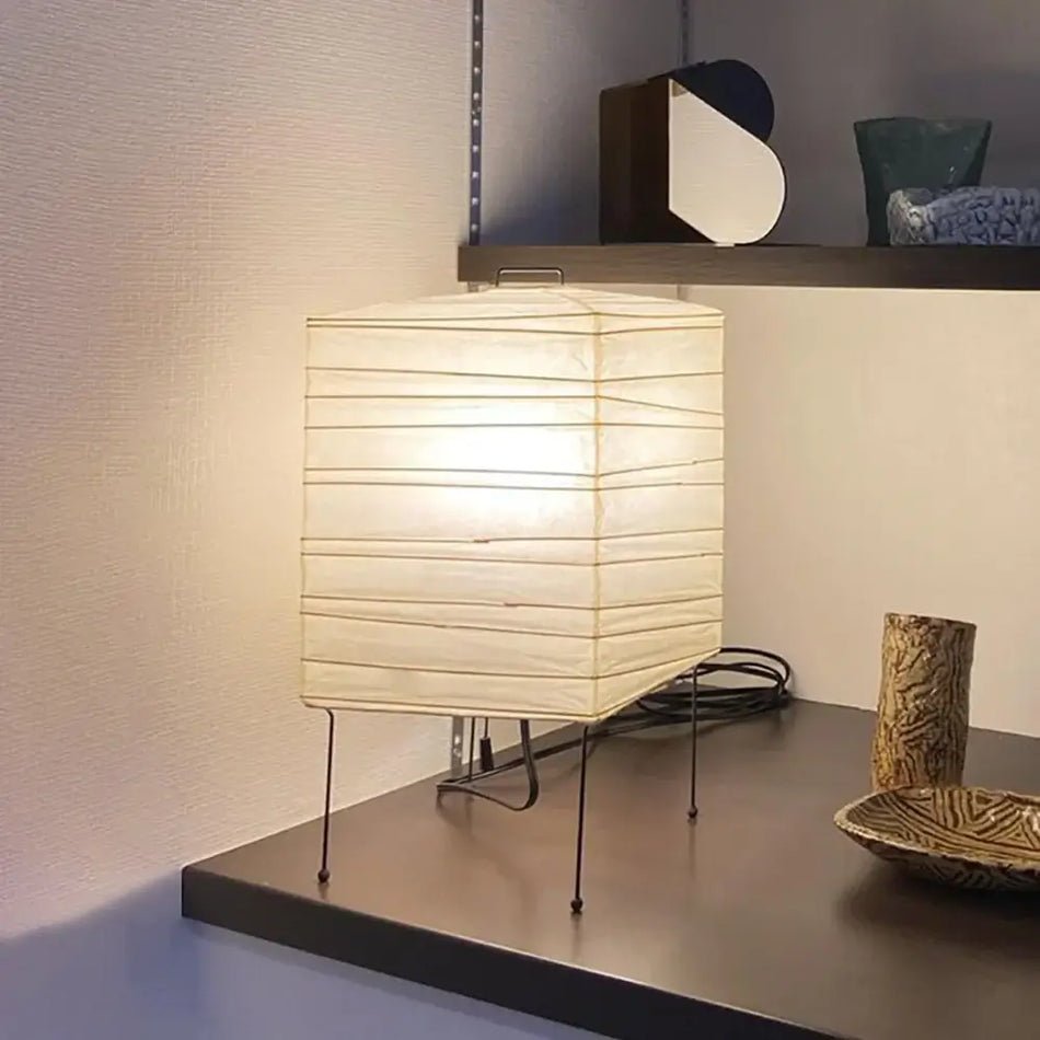 Mith Paper Oriental Table Lamp