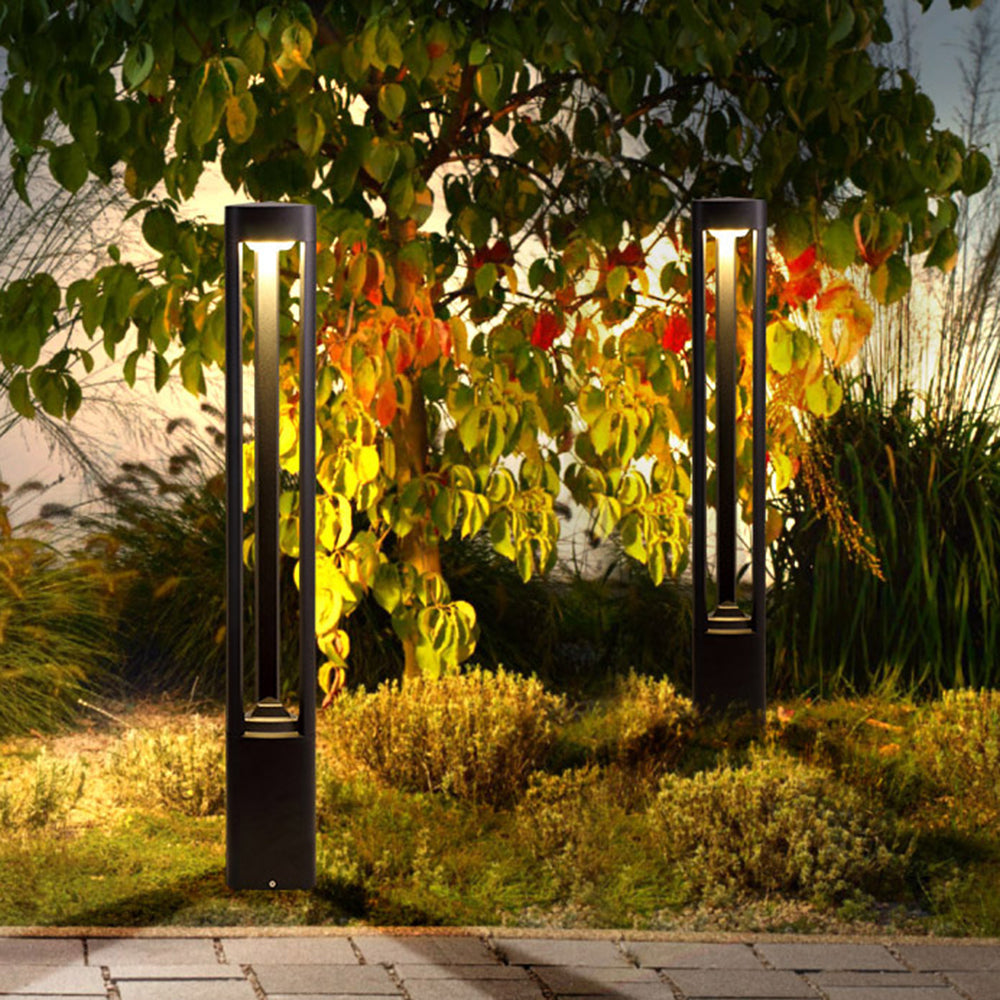 Ray Metal Triangular Hollow Outdoor Path Light - Lamp Outdoor