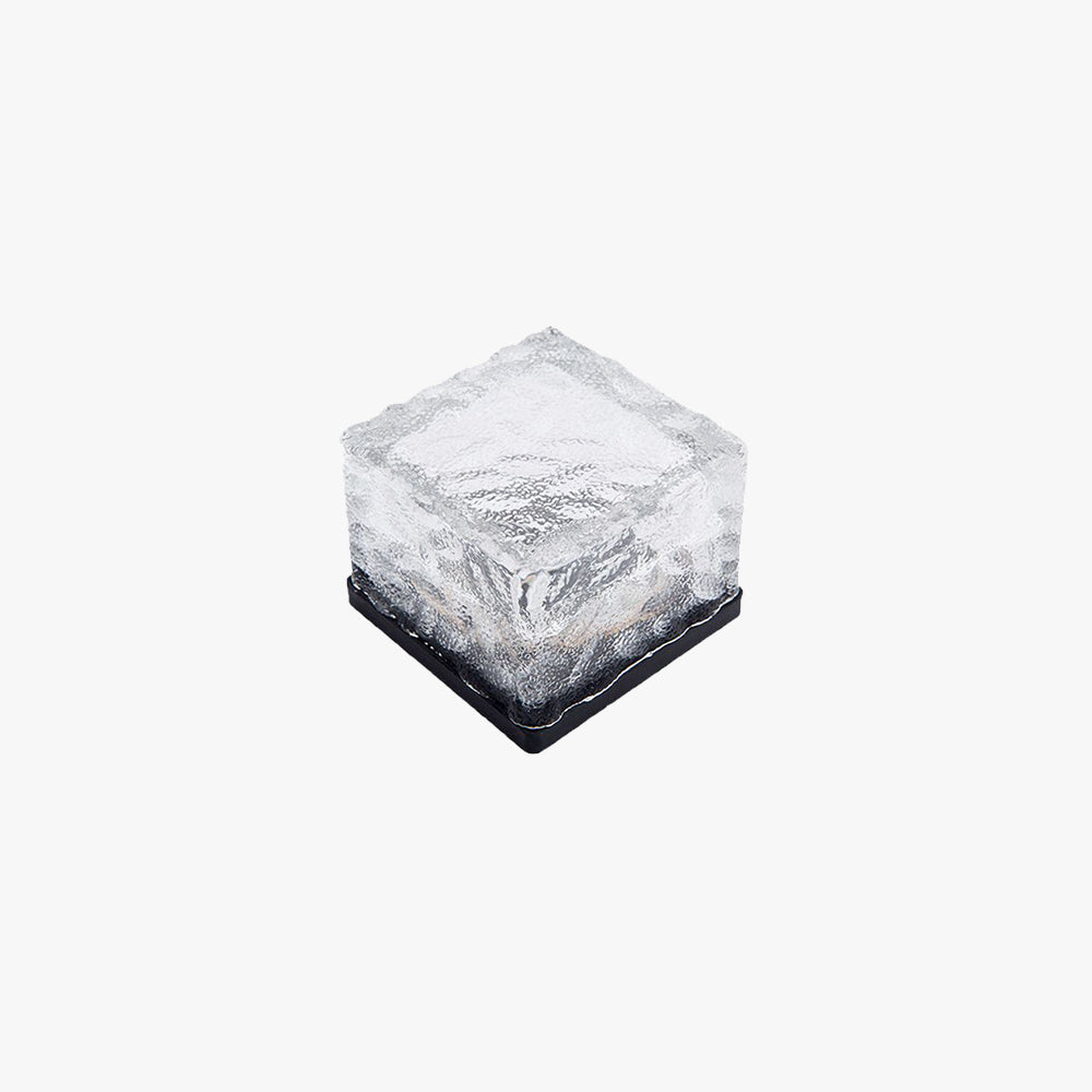 Ray Ice-cube Solar Outdoor Ground Light Glass - Lamp Outdoor