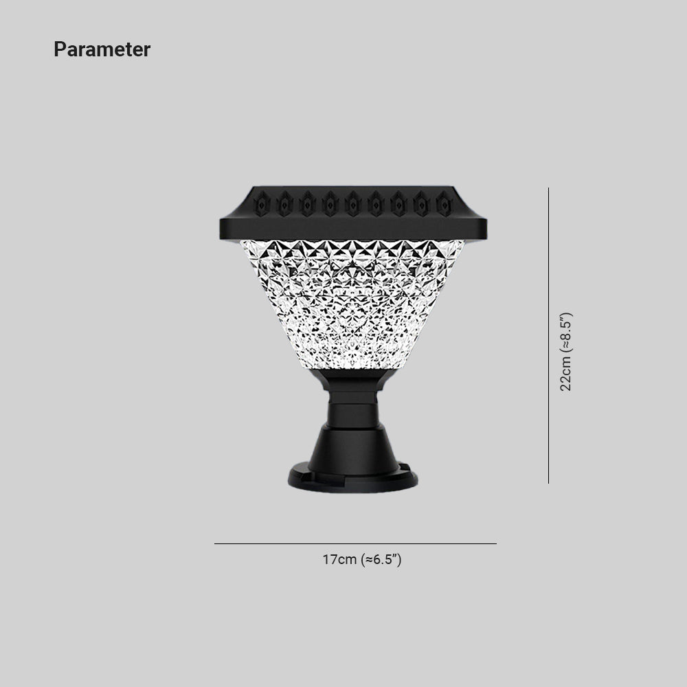 Ray Modern Geometry Acrylic Outdoor Floor Lamp - Lamp Outdoor