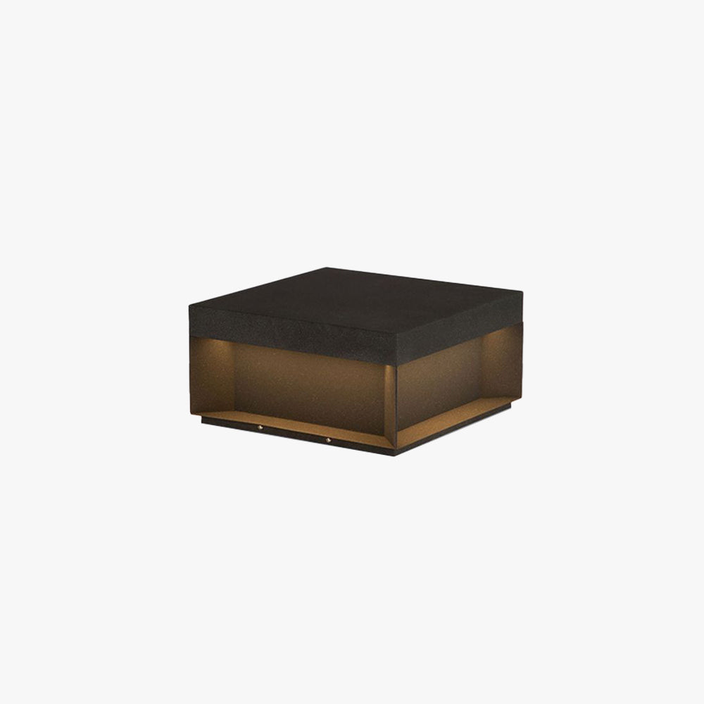Ray Outdoor Post Lamps Modern Square Solar - Lamp Outdoor