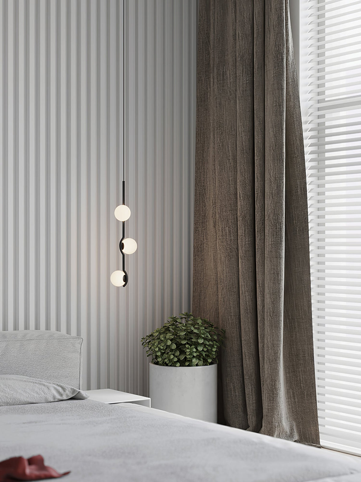 Bora Minimalist Glass Pendant Light
