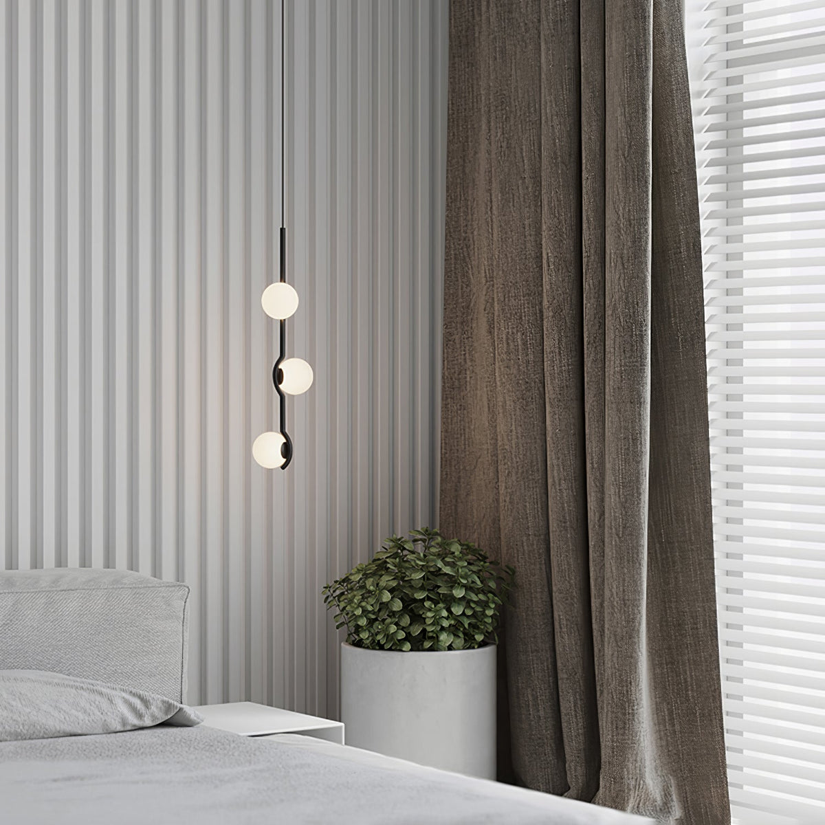 Bora Minimalist Glass Pendant Light