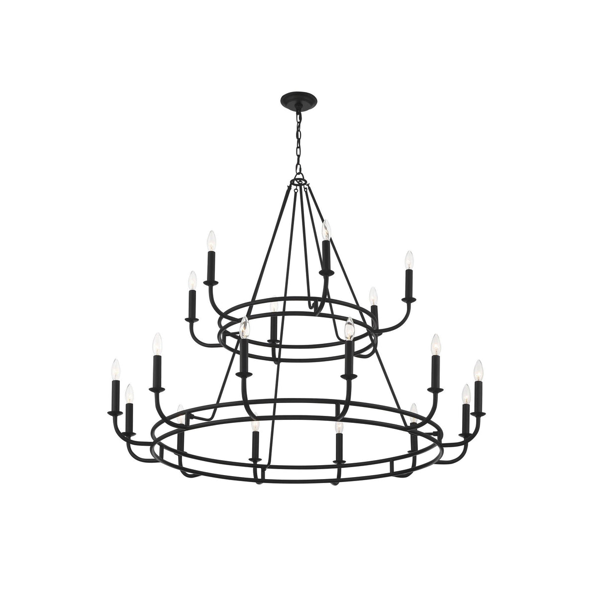 Xenuvyh Modern Minimalist Vintage Industrial Metal Chandelier