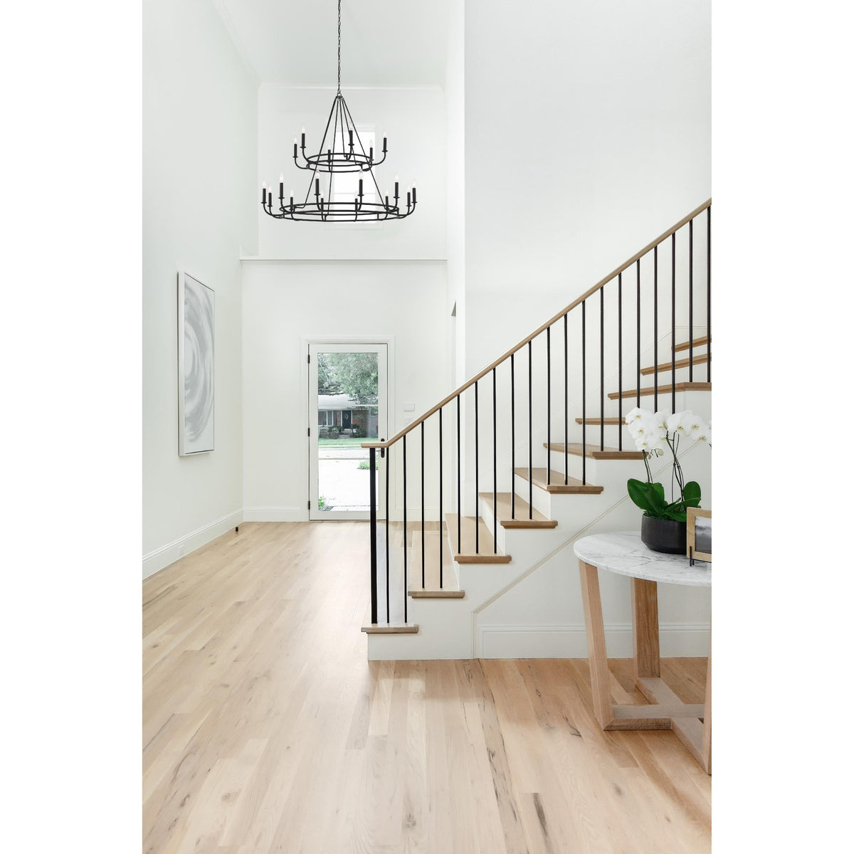 Xenuvyh Modern Minimalist Vintage Industrial Metal Chandelier