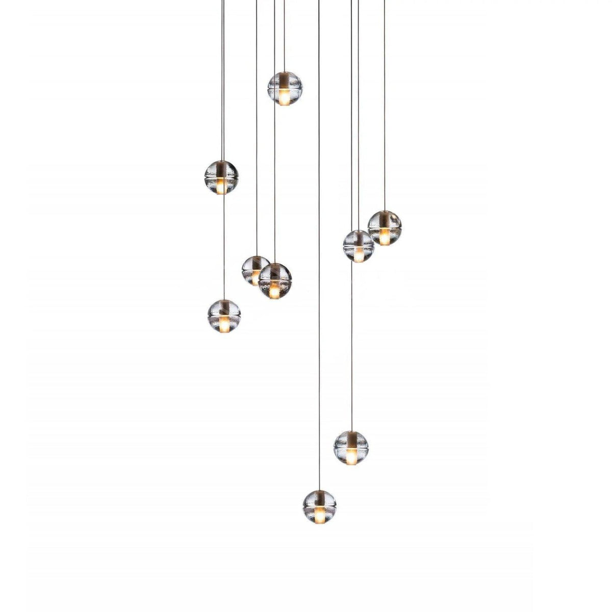 Crystal Bubble Cluster Pendant Light