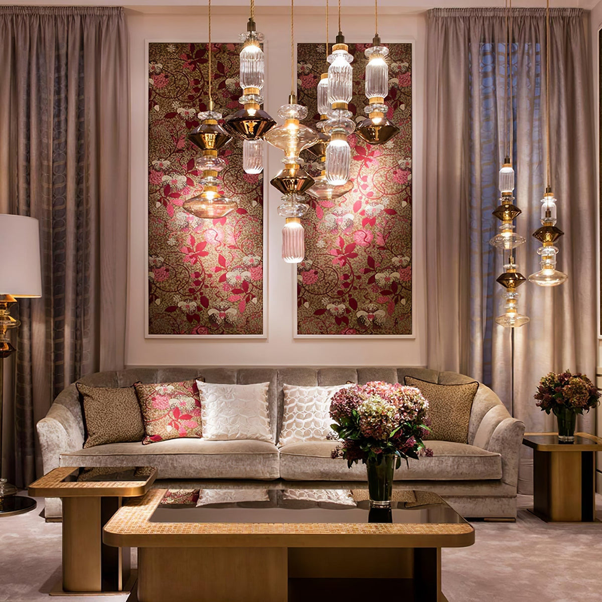 Veliora Glass Light Luxury Pendant Lamp