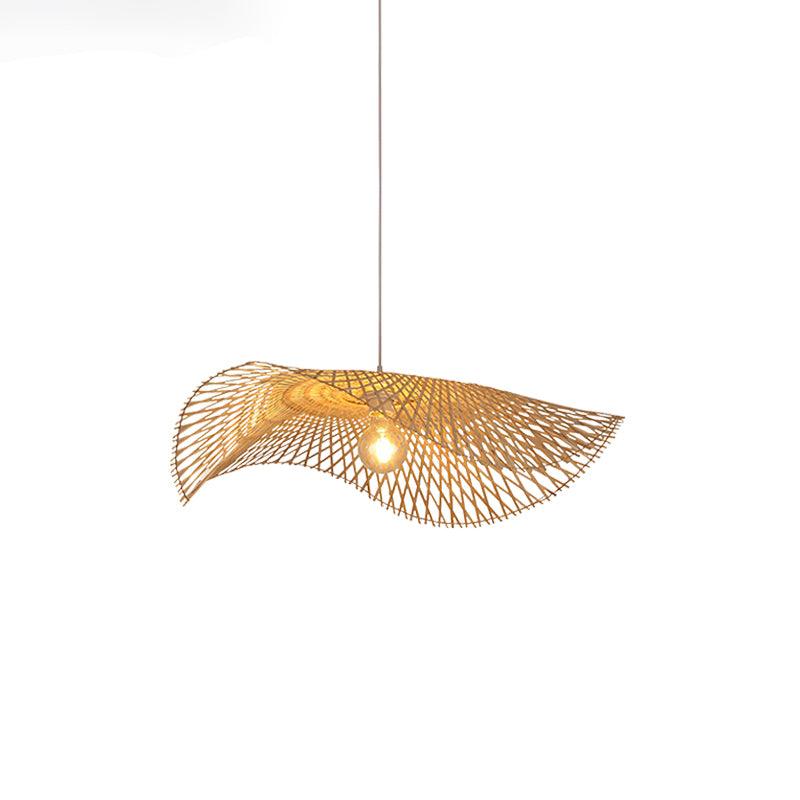Twirl Bamboo Frame Pendant Lamp