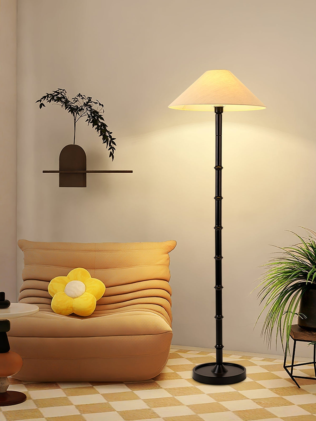 Zen Bamboo Knot Floor Lamp