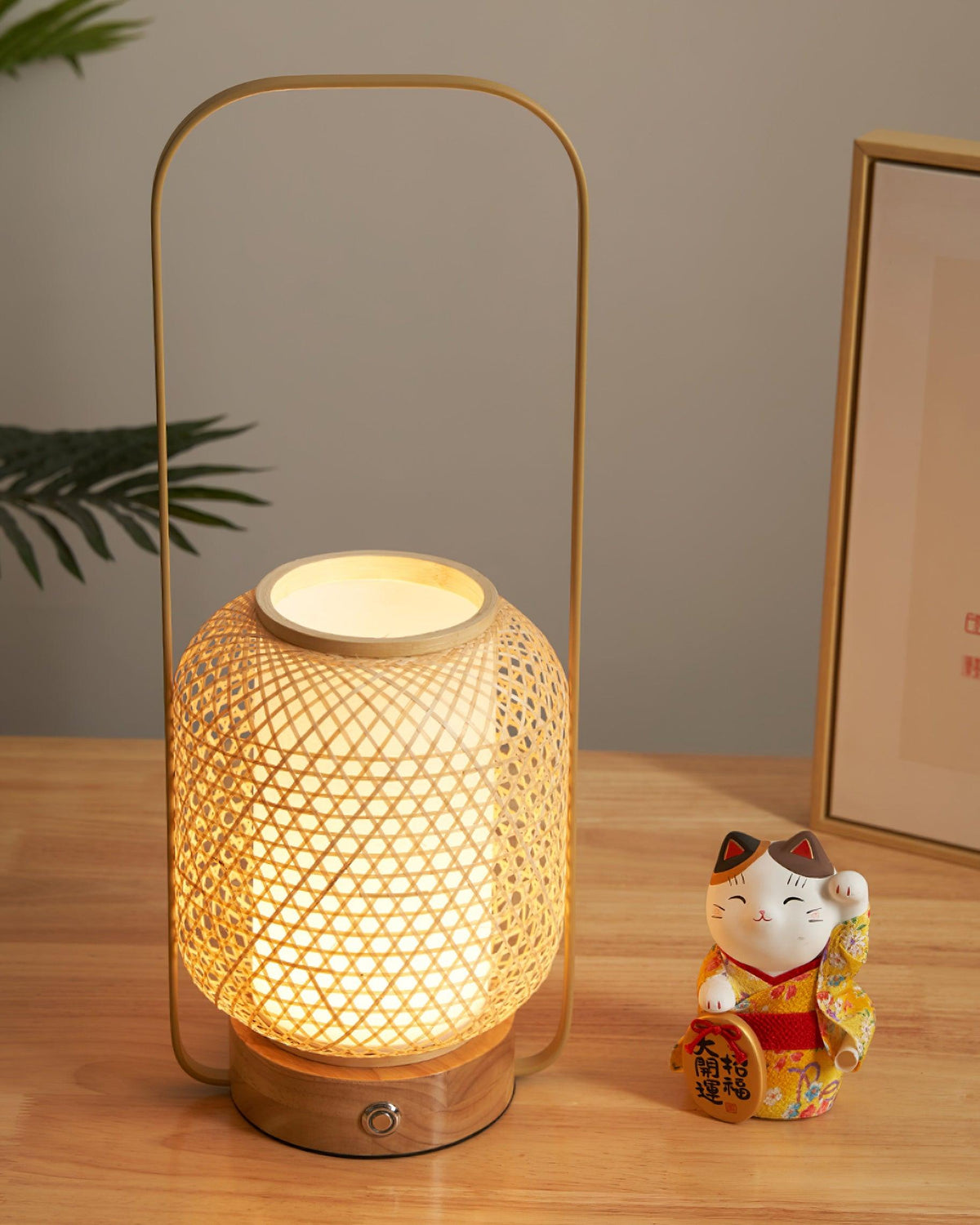 Orbituse Wooden Retro Table Lamp