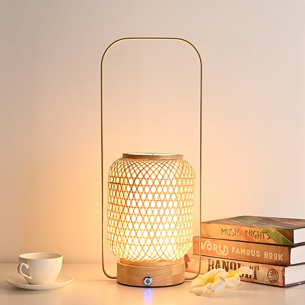 Orbituse Wooden Retro Table Lamp