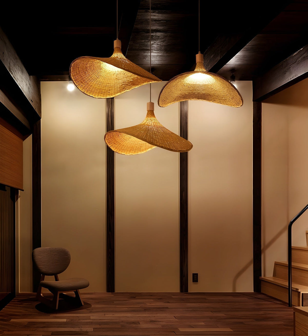 Marona Rattan Vintage Pendant Light