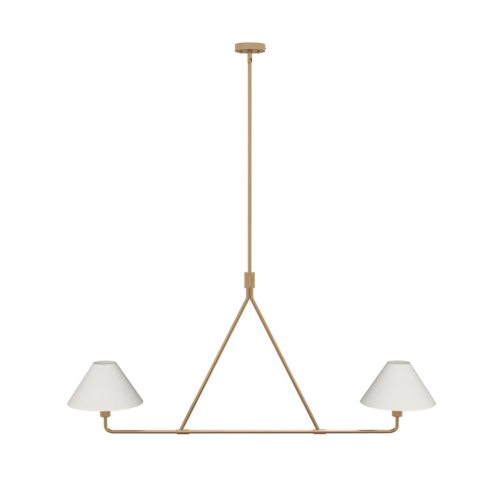 Vase Chandelier Cone Shade Minimalist