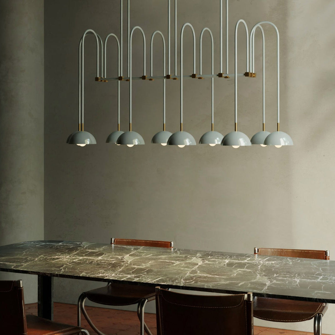 Blikuvyh Vintage Industrial Atelier Brass Chandelier