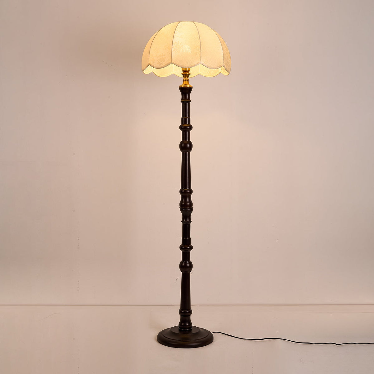 Maverick Vintage Wood Floor Light