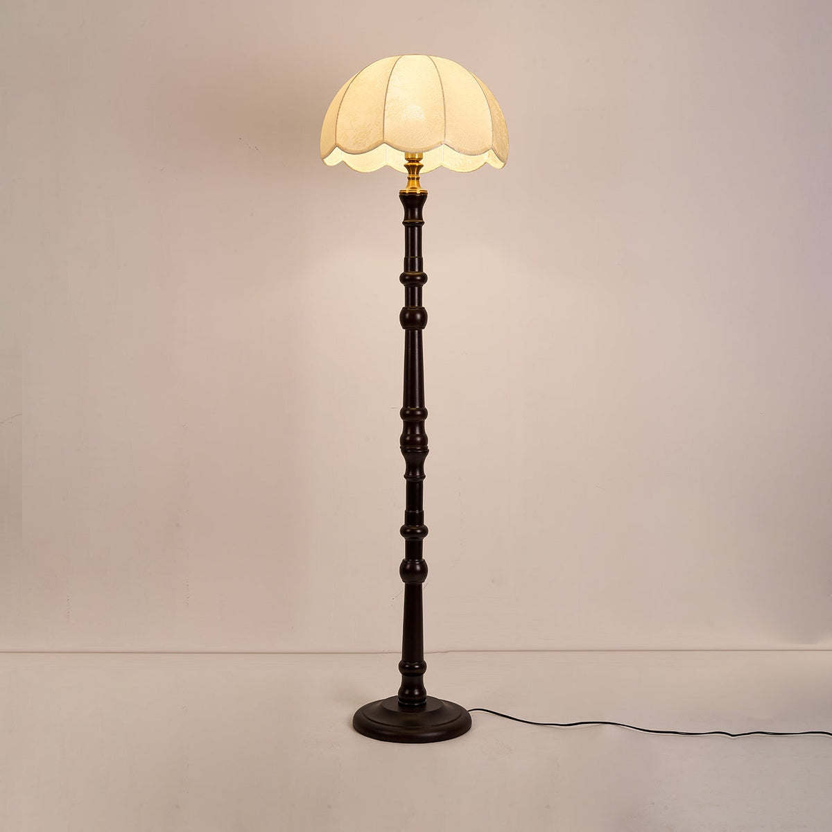 Maverick Vintage Wood Floor Light