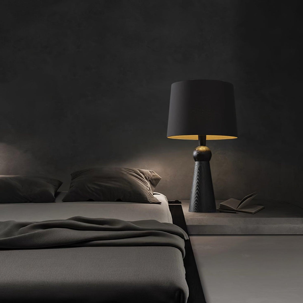 Lioria Wood Fabric Table Lamp