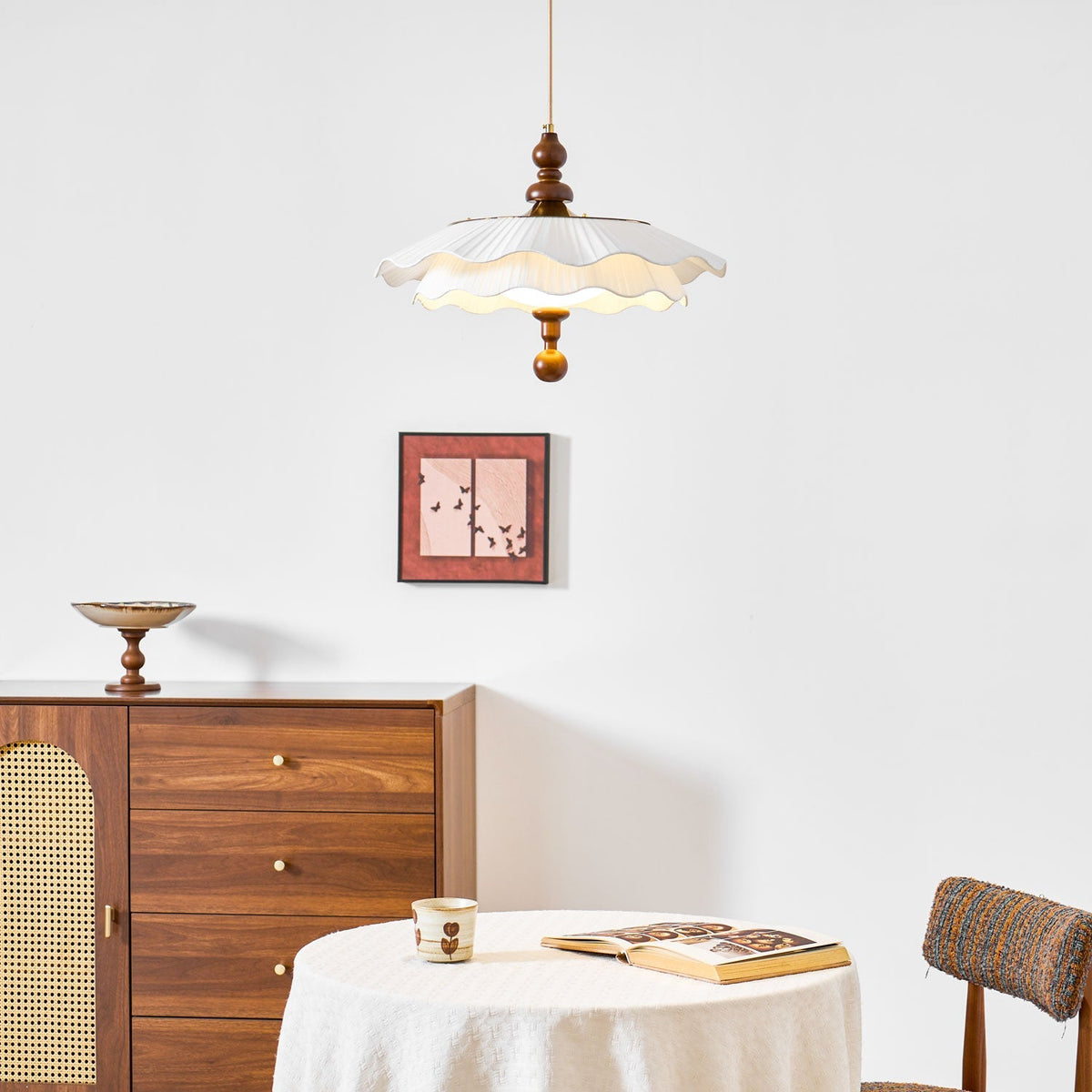 Pibel Belle Epoque Pleated Pendant Light