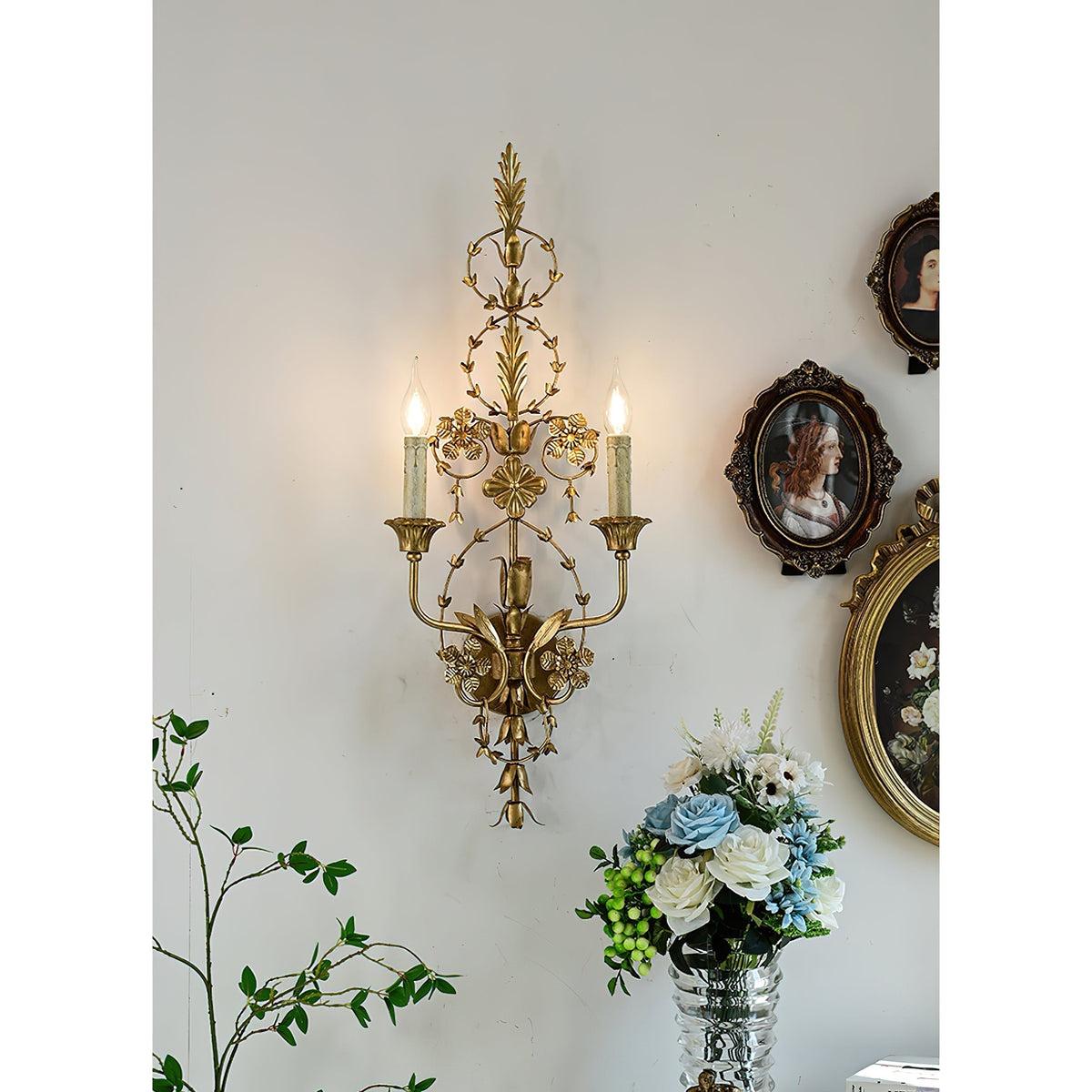 Aevuvyu Premium Vintage Industrial Metal Wall Lamp