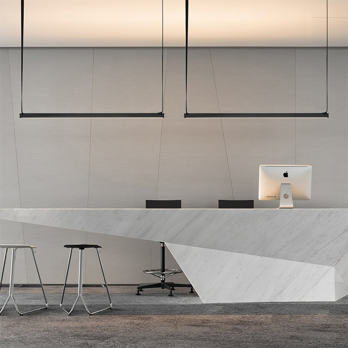 Gideon Minimalist  Linear Pendant Light