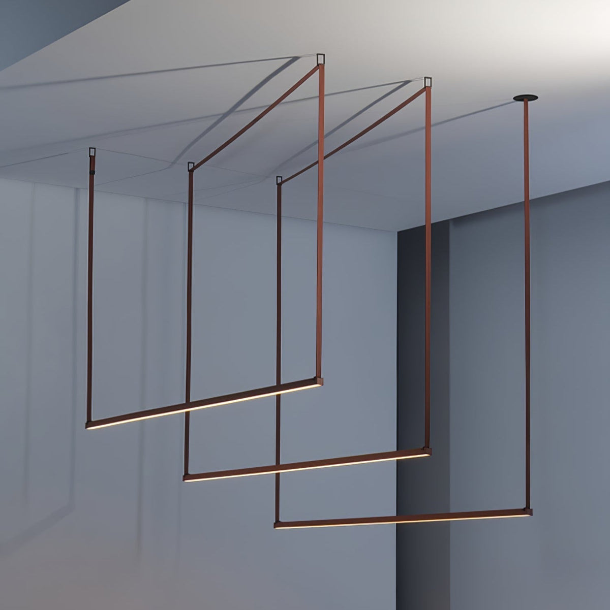 Gideon Minimalist  Linear Pendant Light