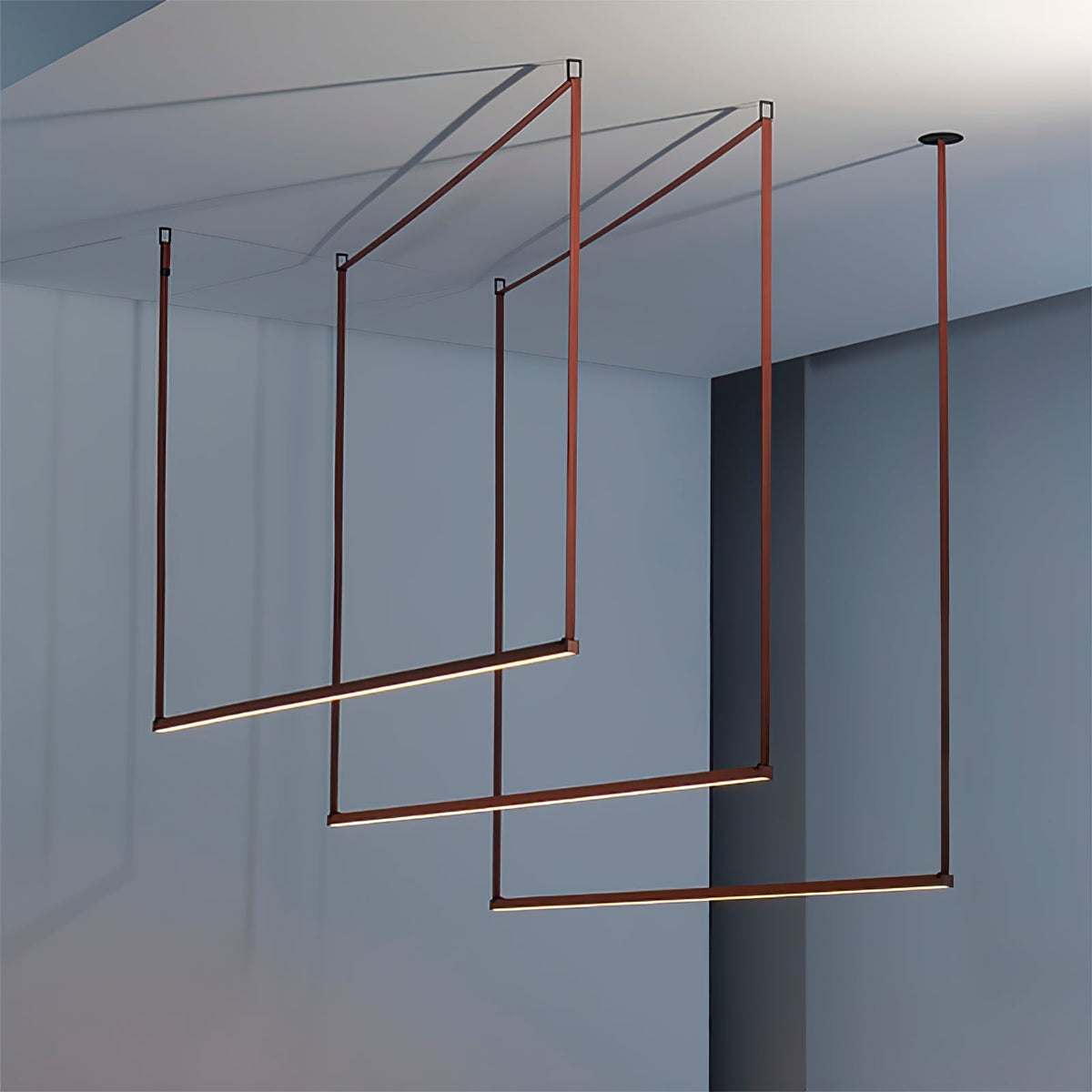 Gideon Minimalist  Linear Pendant Light
