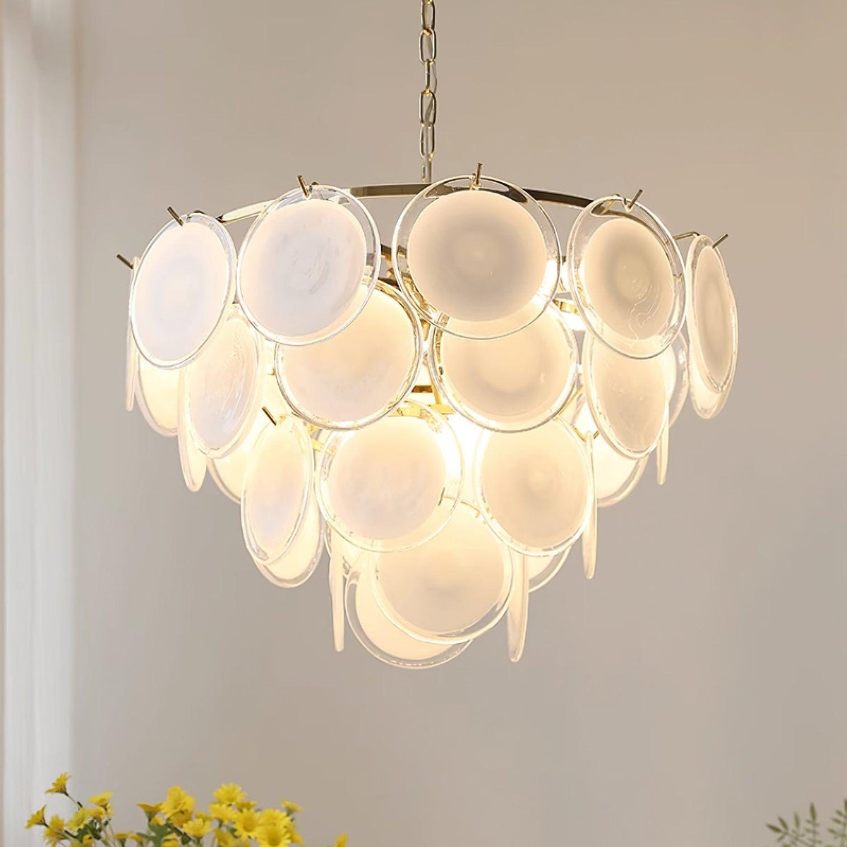 Noelia Glass Chandelier Light