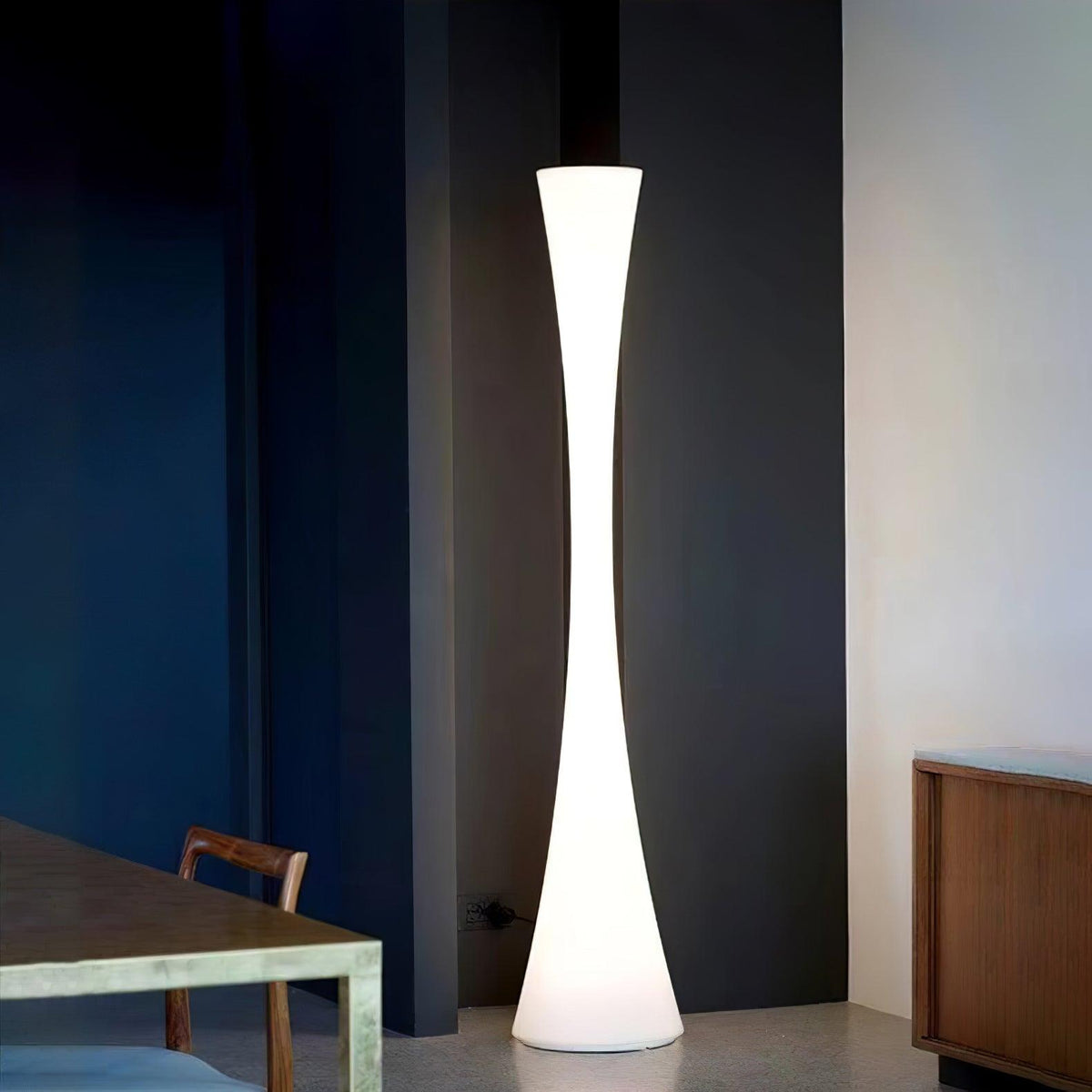 Orelanora Floor Lamp White Modern