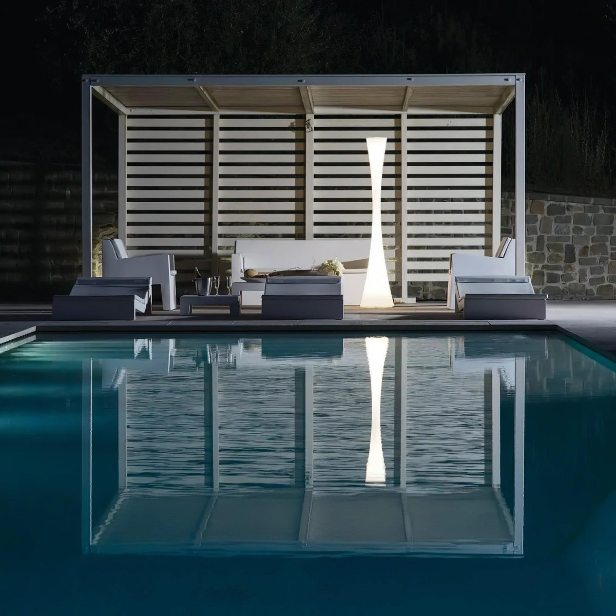 Orelanora Floor Lamp White Modern