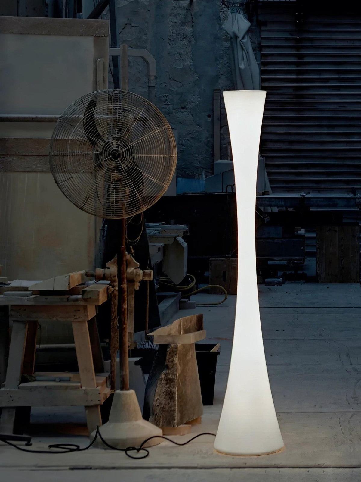 Orelanora Floor Lamp White Modern