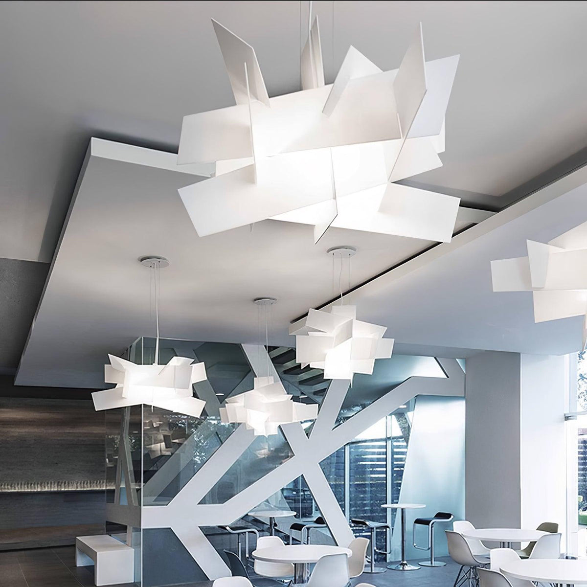 Ultalus Origami Starburst Pendant Light