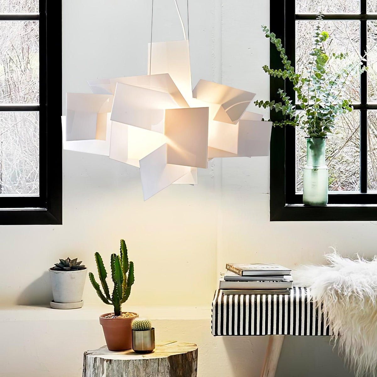 Ultalus Origami Starburst Pendant Light