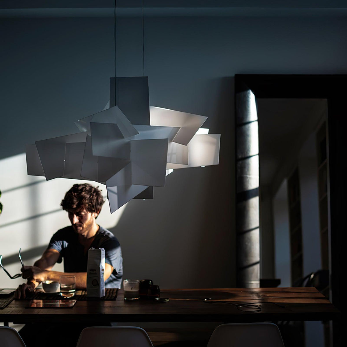 Ultalus Origami Starburst Pendant Light