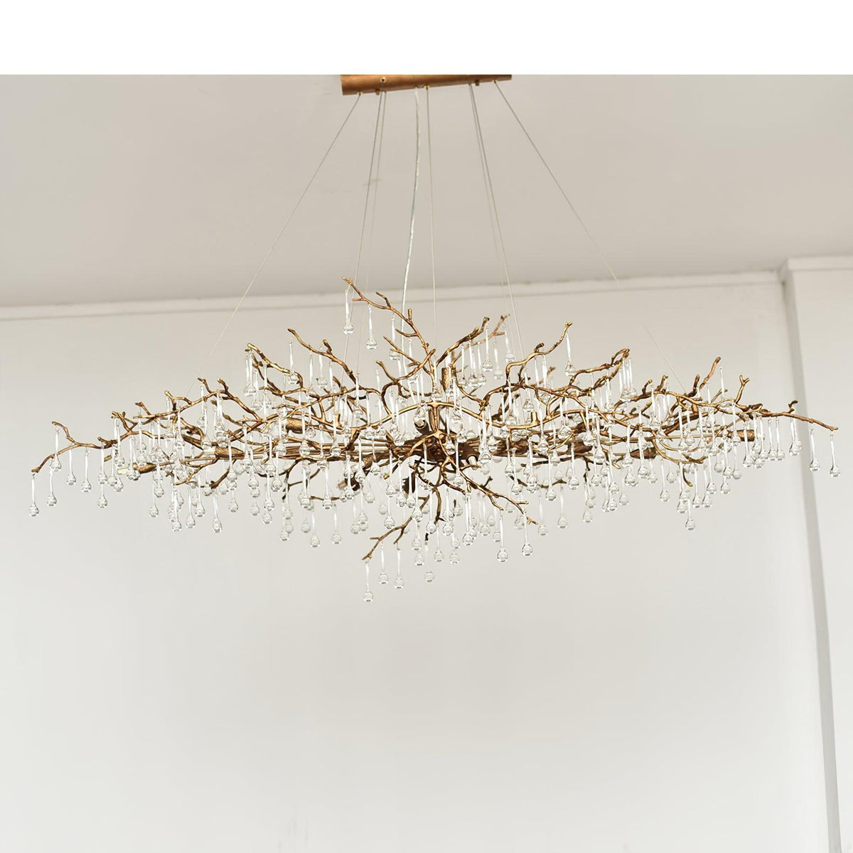 Elyeelle Chandelier Brass Crystal Branch