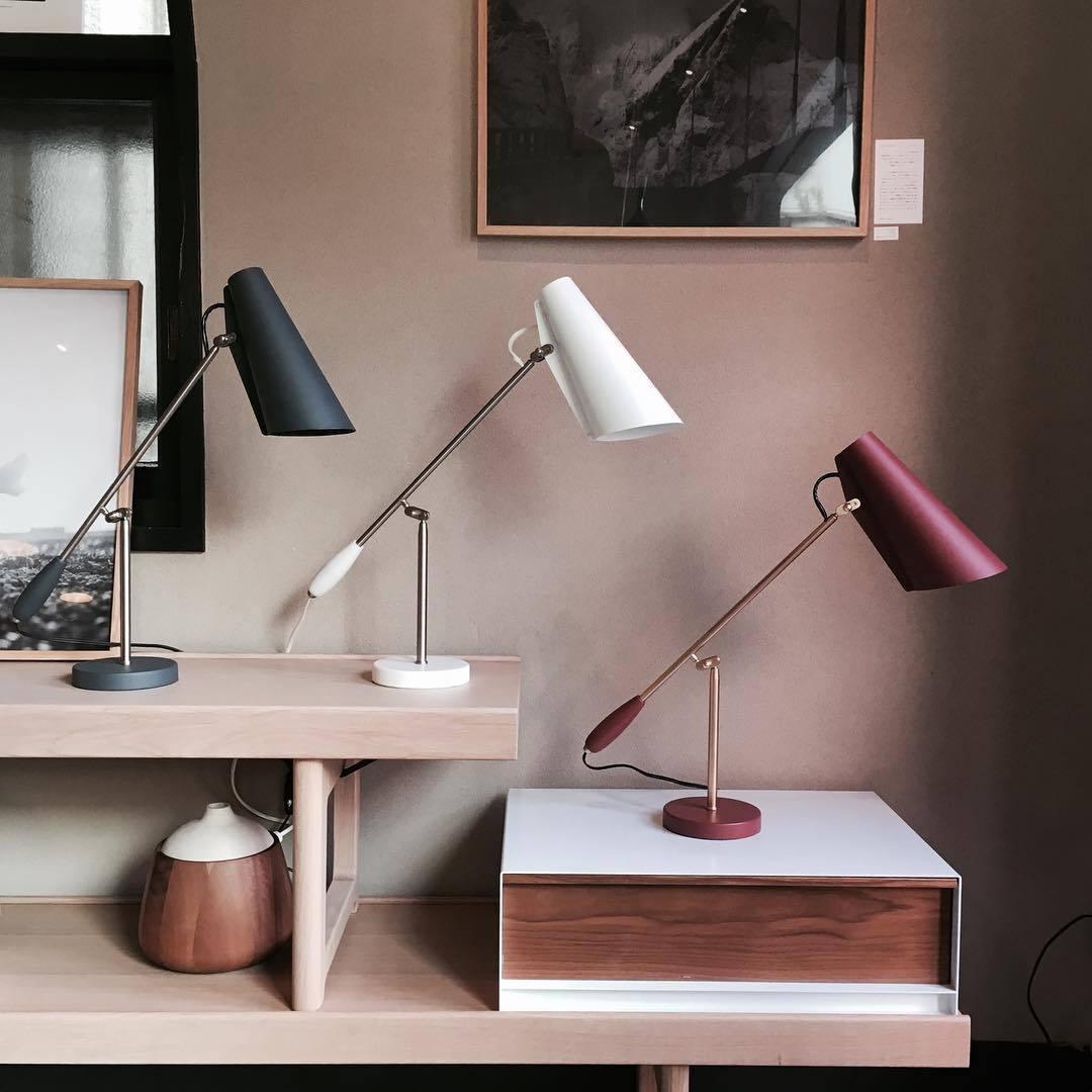 Orbix Steel Mid-Century Table Lamp