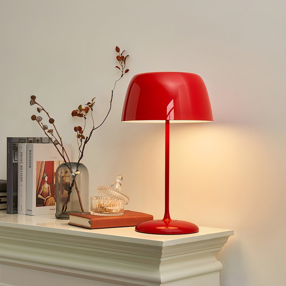 Ravenswood Mushroom Glass Table Lamp