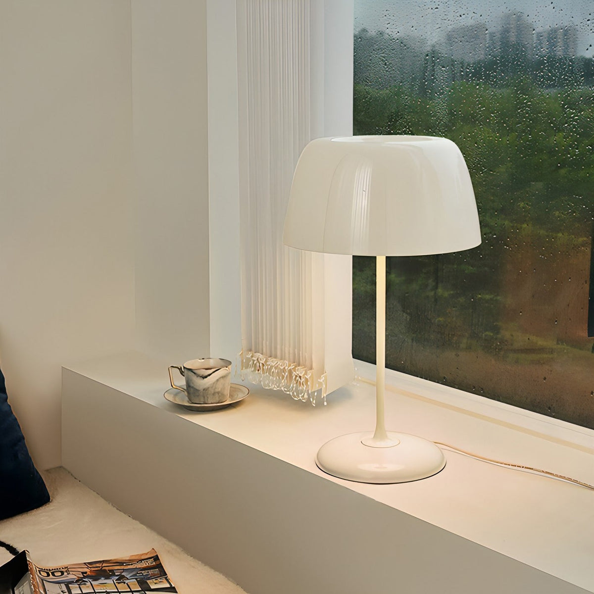 Ravenswood Mushroom Glass Table Lamp