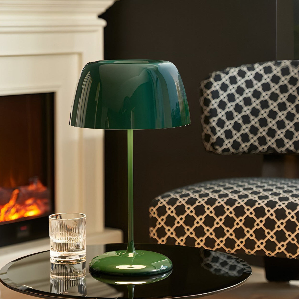 Ravenswood Mushroom Glass Table Lamp