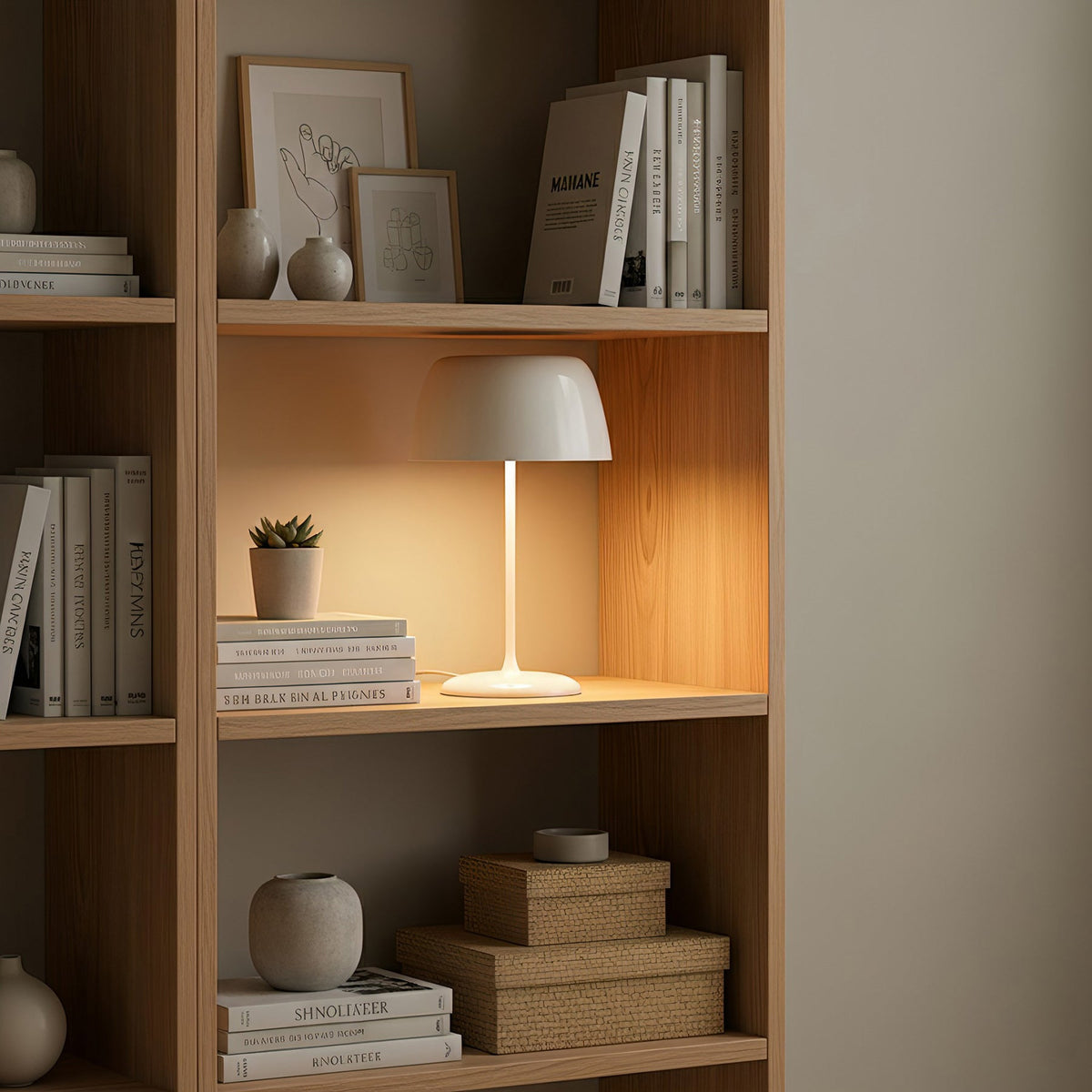 Ravenswood Mushroom Glass Table Lamp