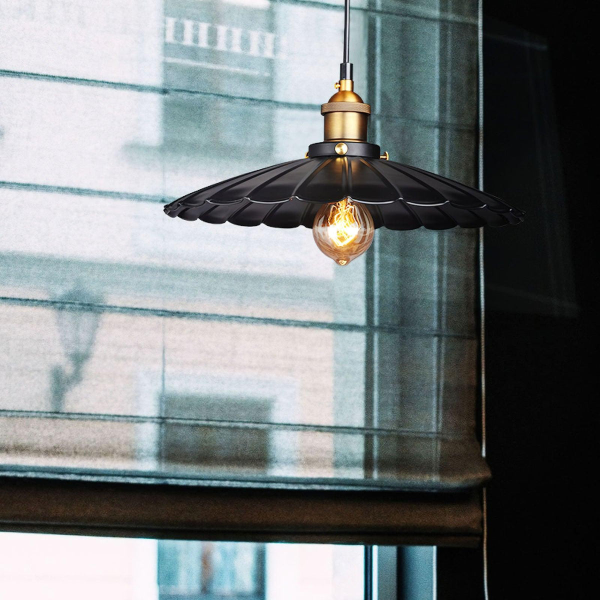 Valaine Contemporary Iron Pendant Light